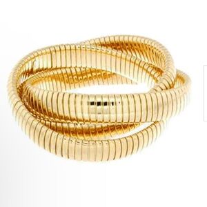 Gold Coil Bracelet W/ Box